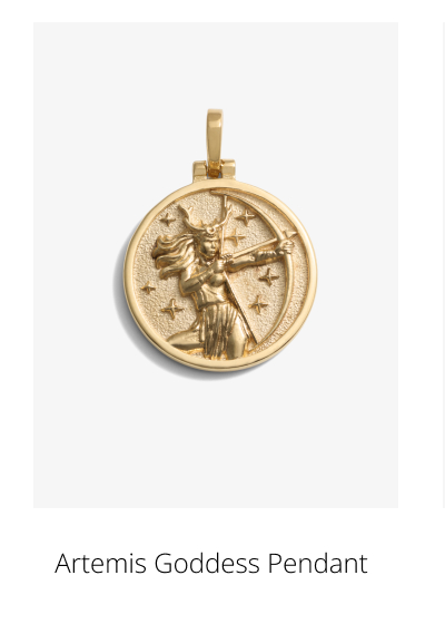 Artemis Goddess Pendant