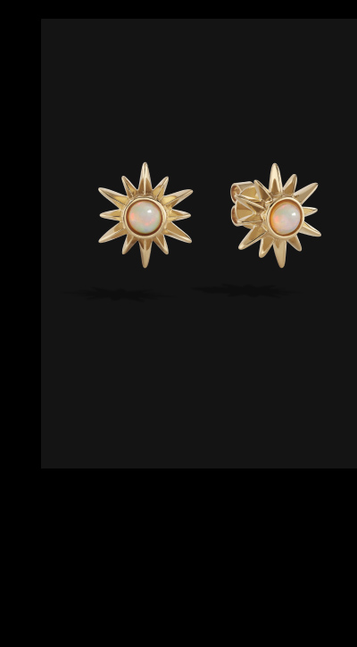 Opal Sun Studs