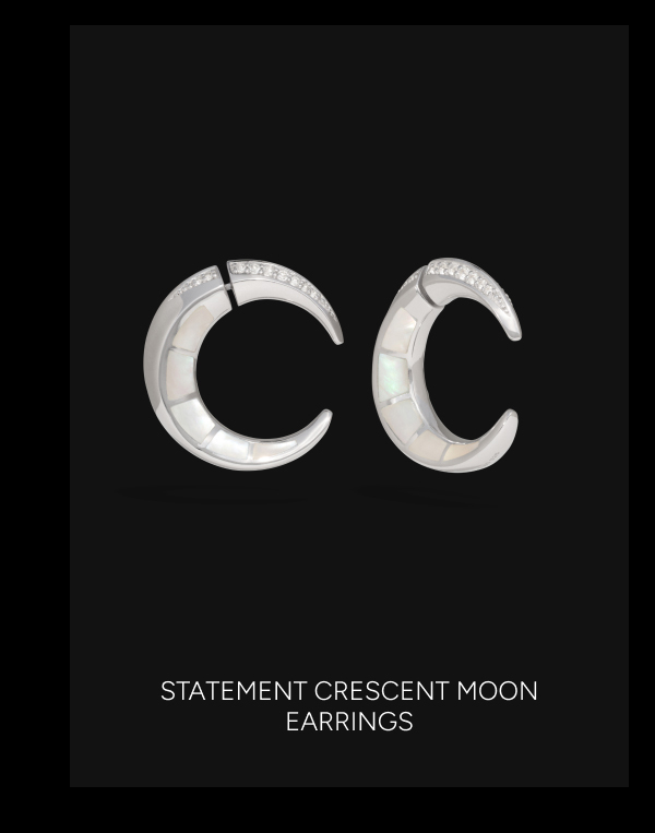 Crescent Moon Bypass Earring