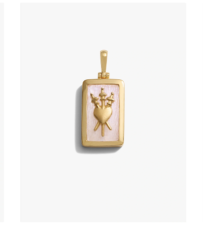 Three of Swords Tarot Pendant