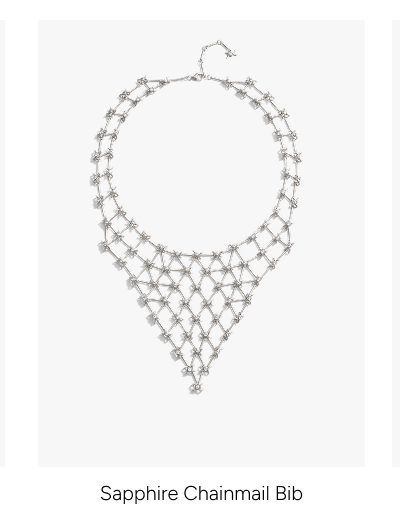 Sapphire Chainmail Bib