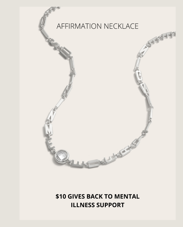 Everything I Need Is Within Me Affirmation Necklace