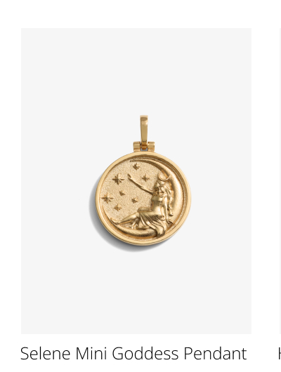 Selene Mini Goddess Pendant