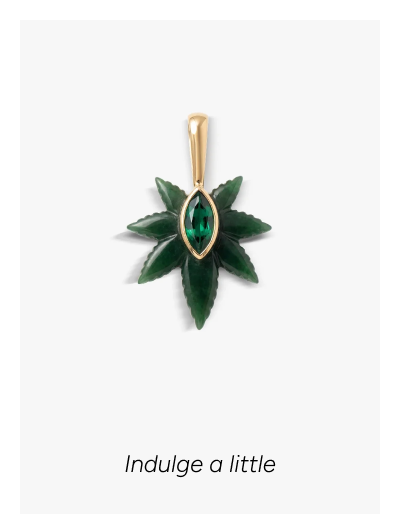 Jade & Emerald Plant Wisdom Pendant