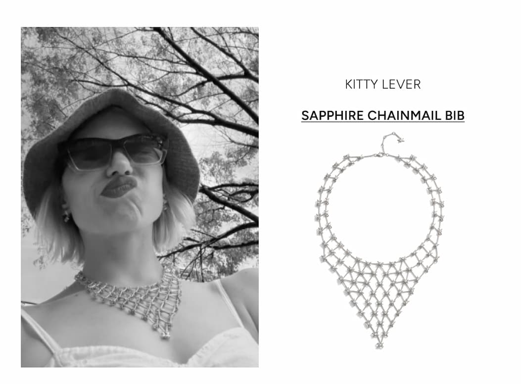 Sapphire Chainmail Bib
