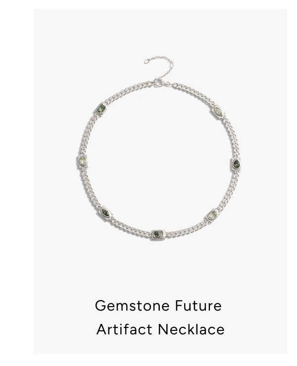 Gemstone Future Artifact Necklace