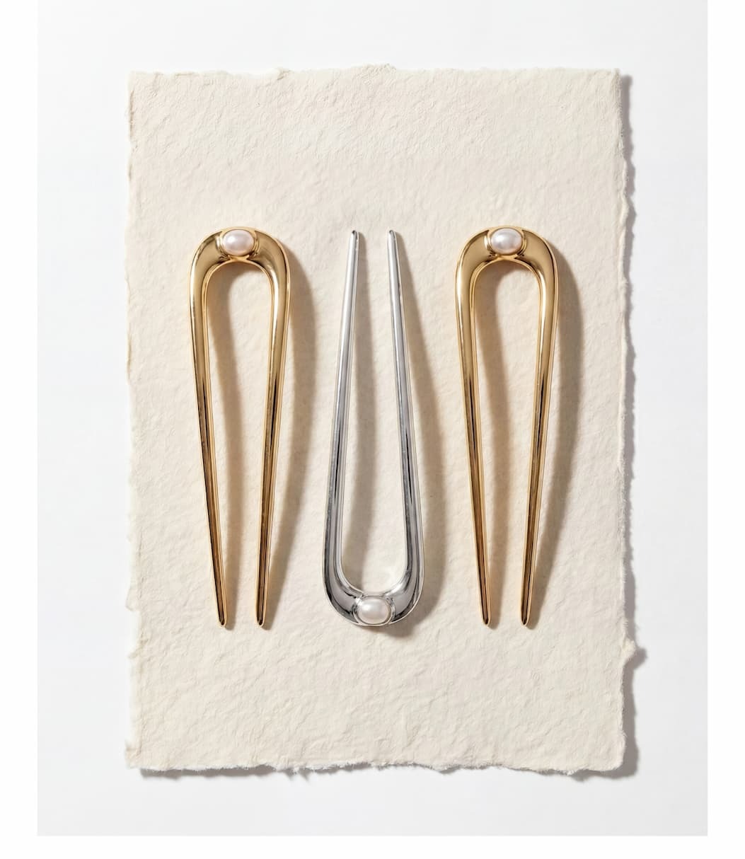 Pearlescent French Hair Pin