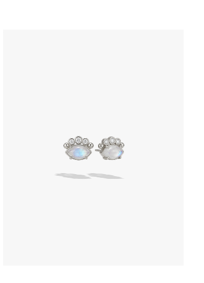 Evil Eye Cabochon Studs