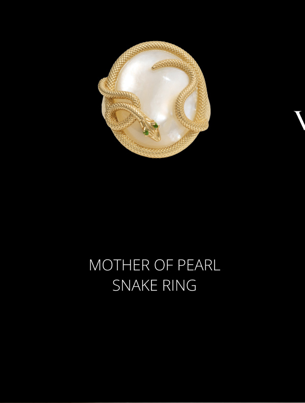 Snake Statement Ring Gold