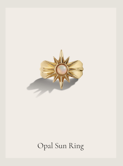 Opal Sun Ring
