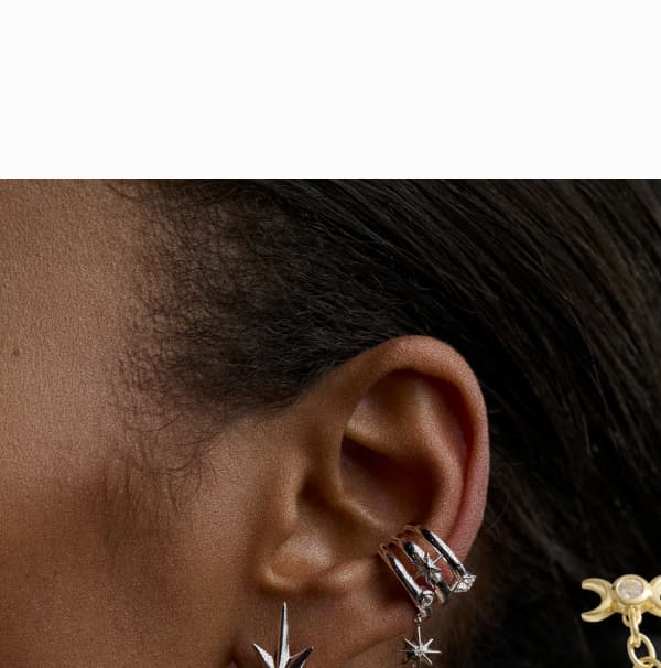 Midnight Reflection Drop Earrings