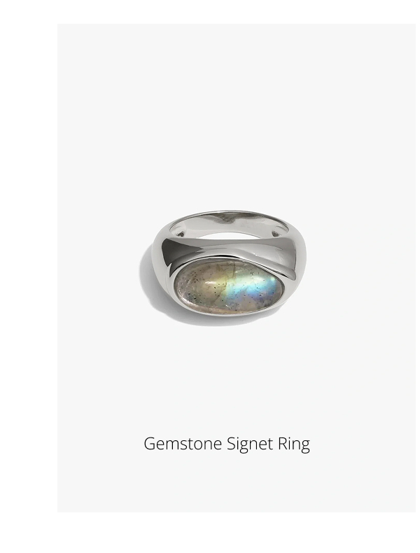 Gemstone Signet Ring