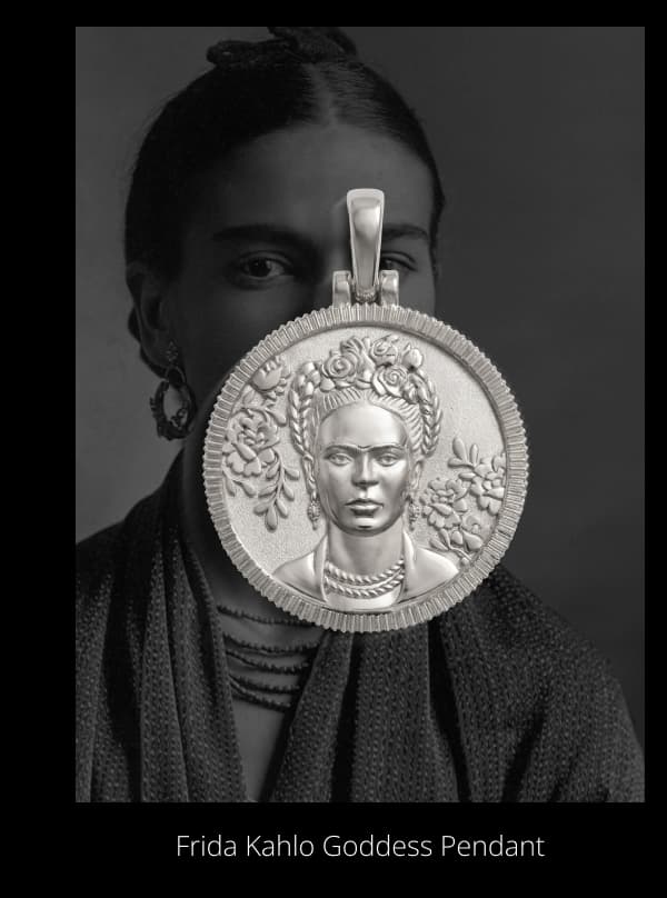Friday Kahlo Goddess Pendant
