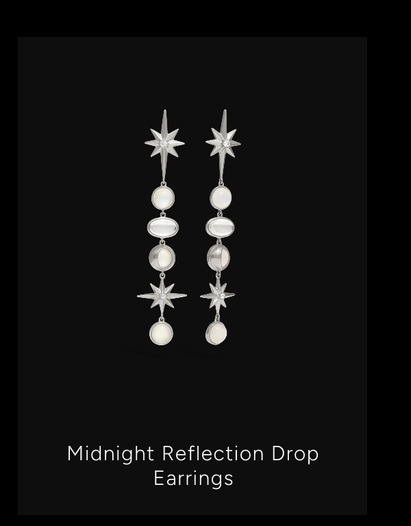 Midnight Reflection Drop Earrings