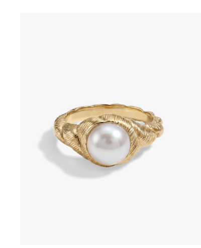 Adorned Pearl Ring