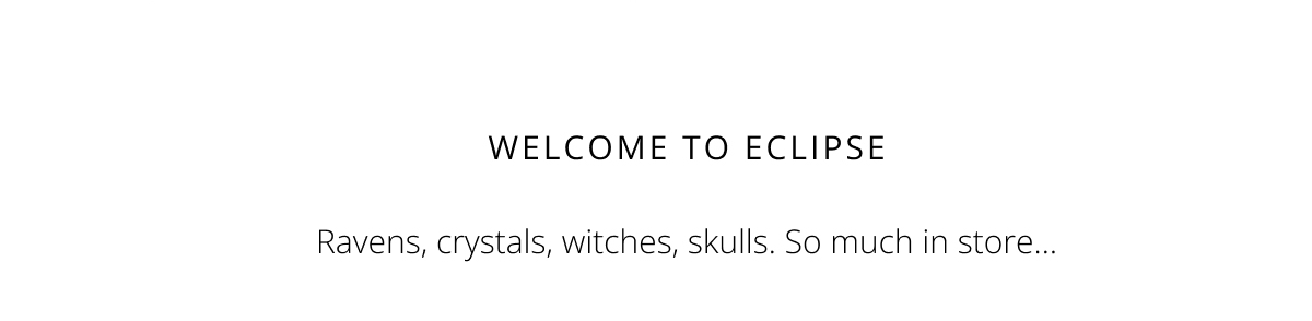 Welcome to Eclipse