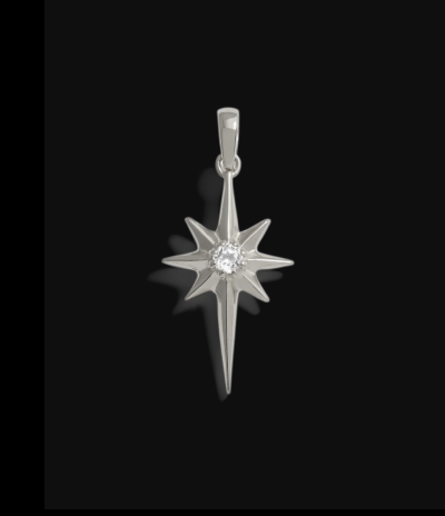 Sapphire Star Amulet