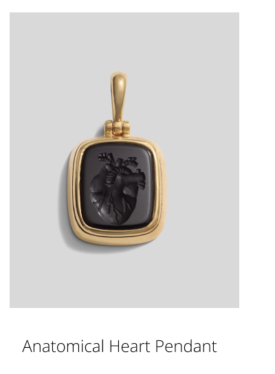 Anatomical Heart Pendant