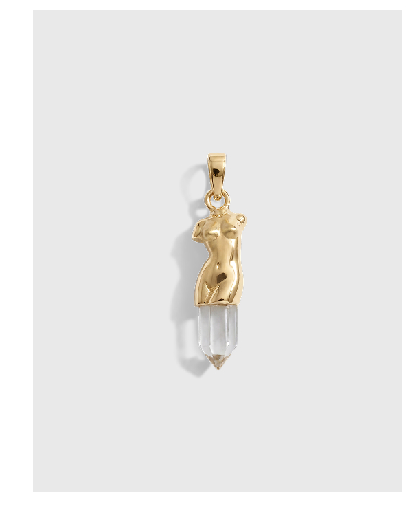 Crystal Classical Bust Pendant