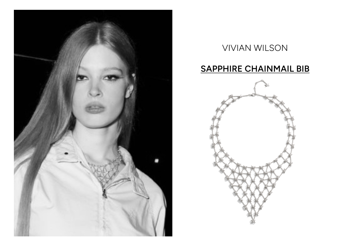 Sapphire Chainmail Bib