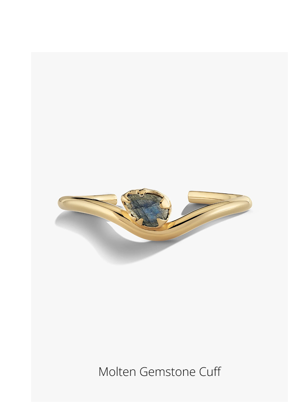 Molten Gemstone Cuff