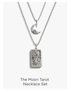 The Moon Tarot Necklace Set