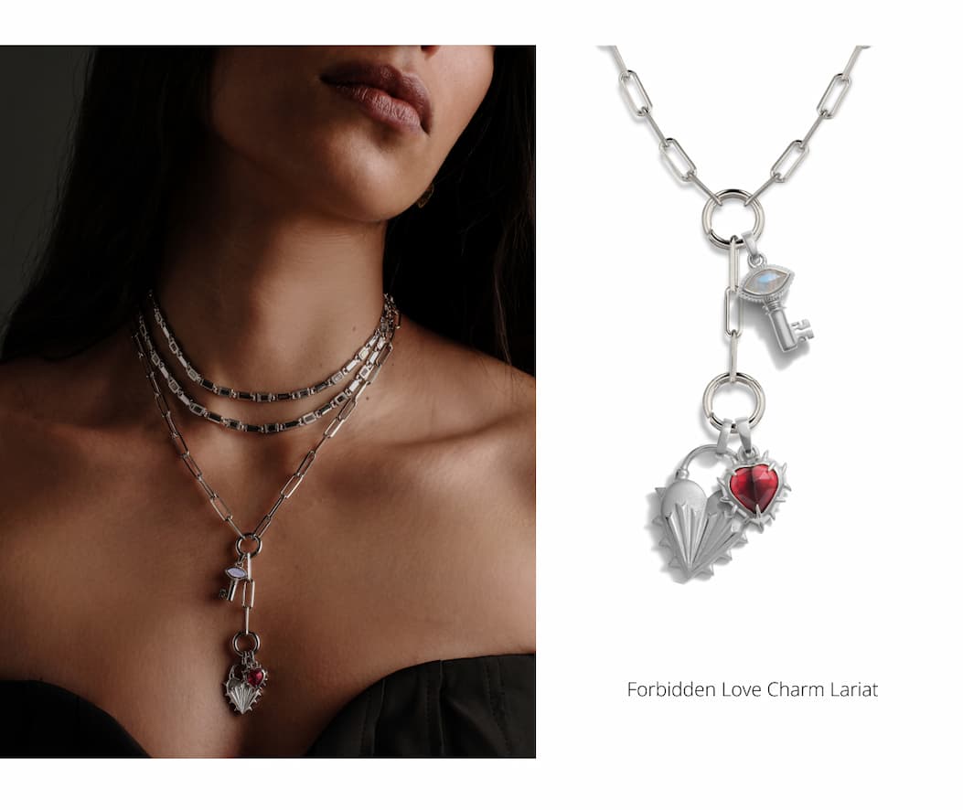 Forbidden Love Charm Lariat
