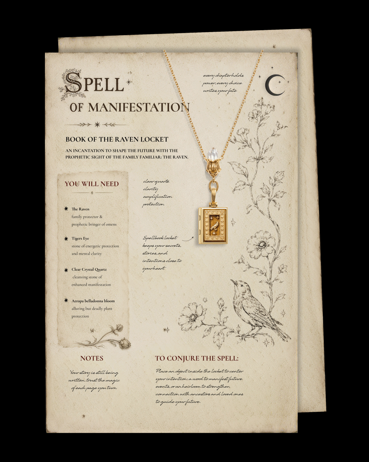 Belladonna Bloom Neclace
