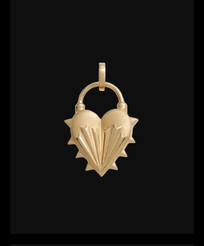 Spiked Heart Pendant