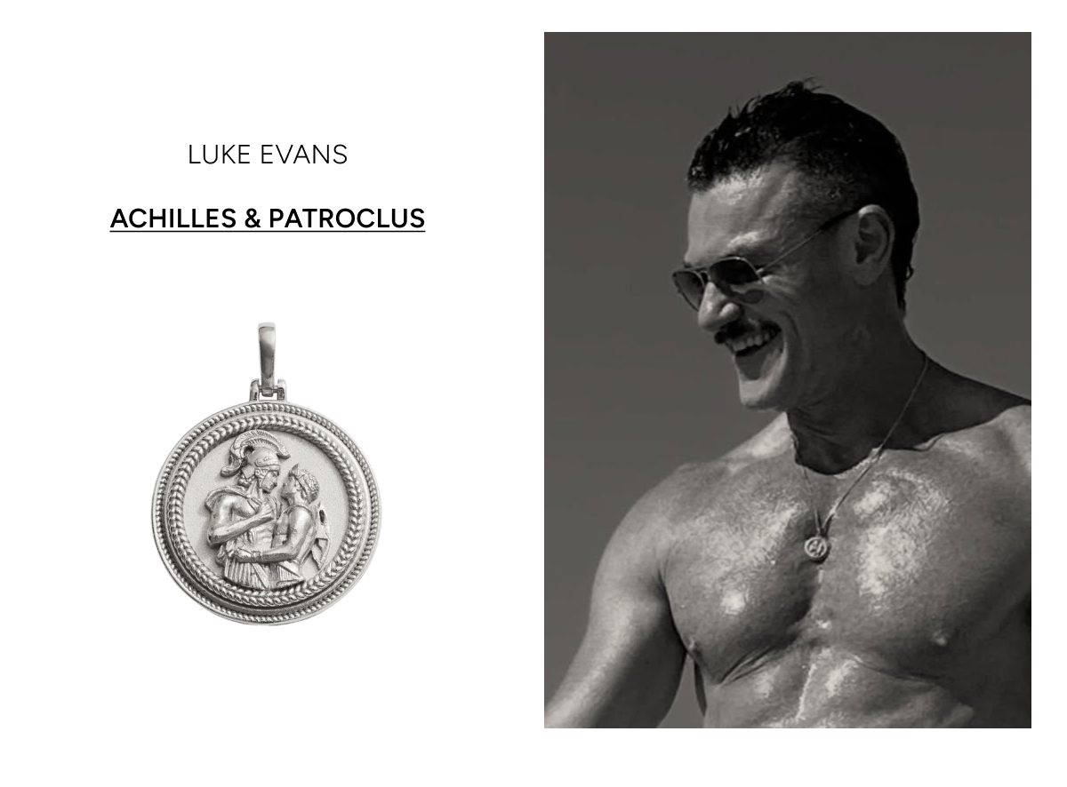 Achilles + Patroclus Pendant
