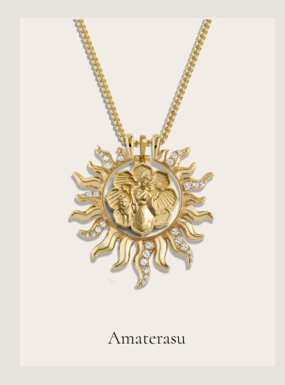 Amaterasu Sun Halo Necklace