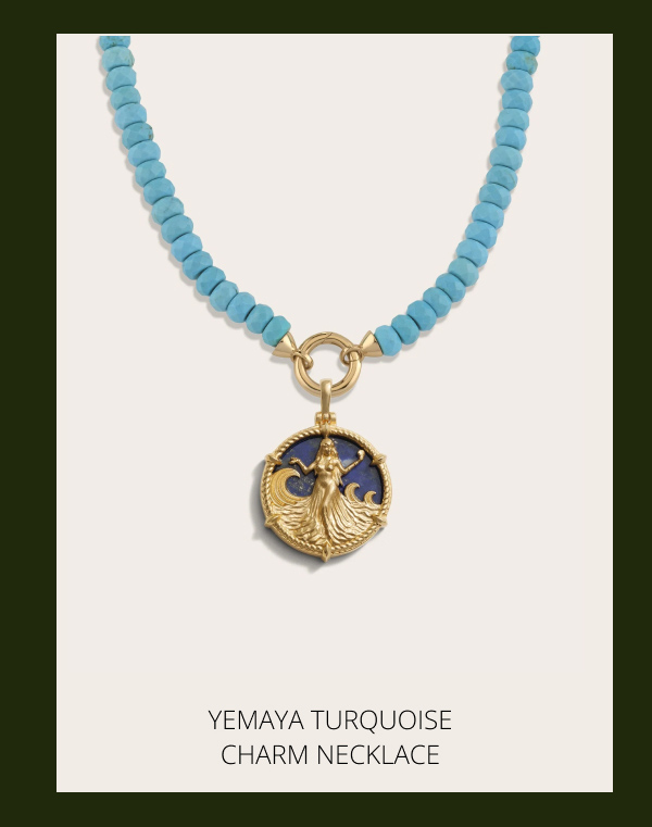 Yemaya Turquoise Charm Necklace