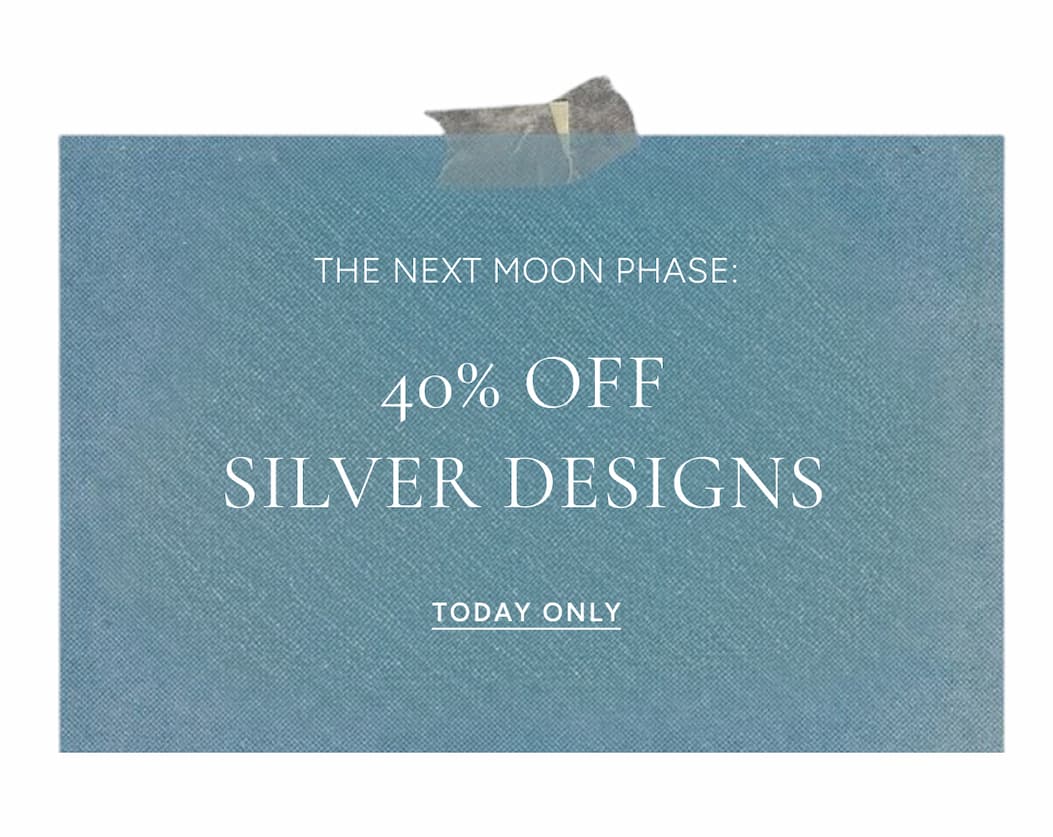 40% off silver designs
