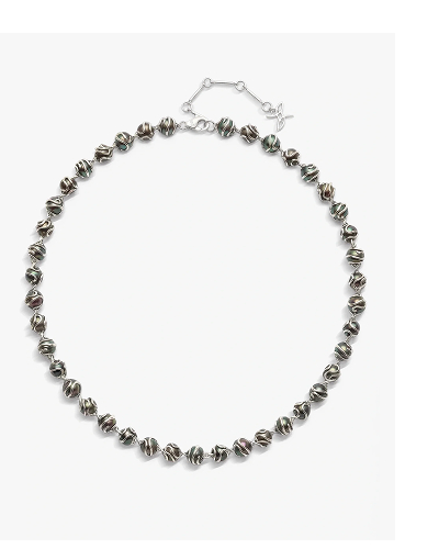 Damselfly Caged Pearl Necklace