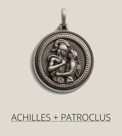 Gunmetal Achilles Necklace