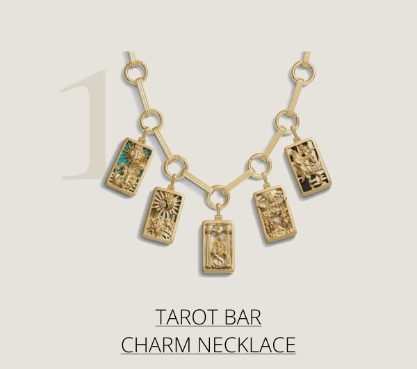 Tarot Bar Charm Necklace