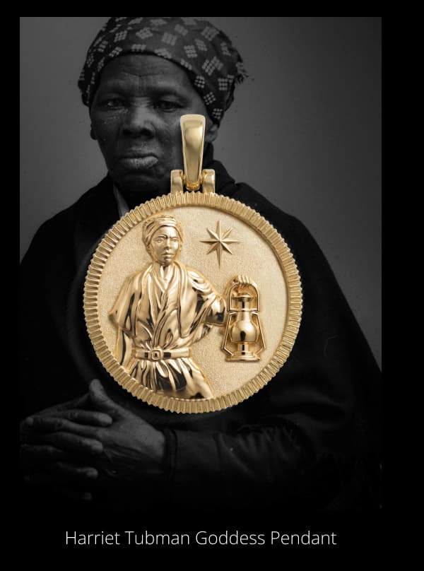 Harriet Tubman Goddess Pendant