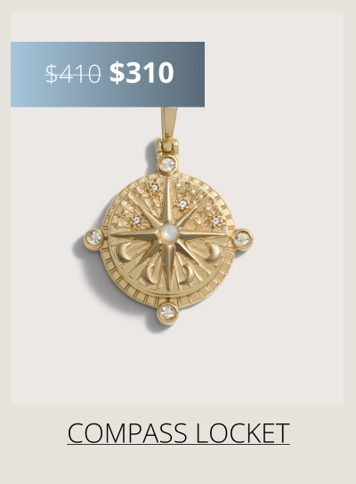 Compass Locket Necklace