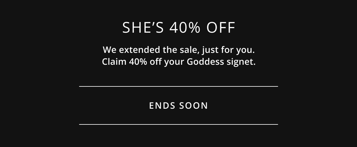 She's 40% Off