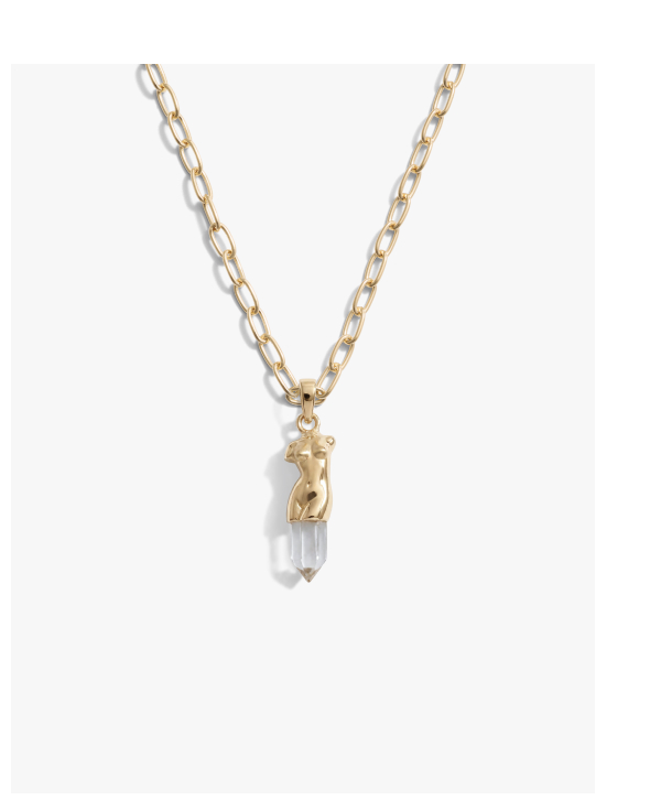 Classical Bust Pendant Necklace