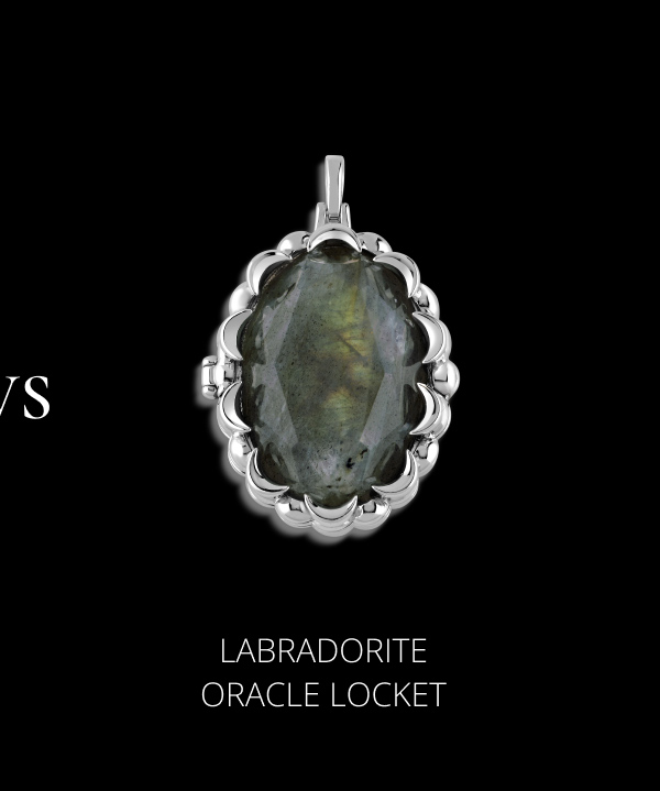 Oracle Locket Necklace - Silver