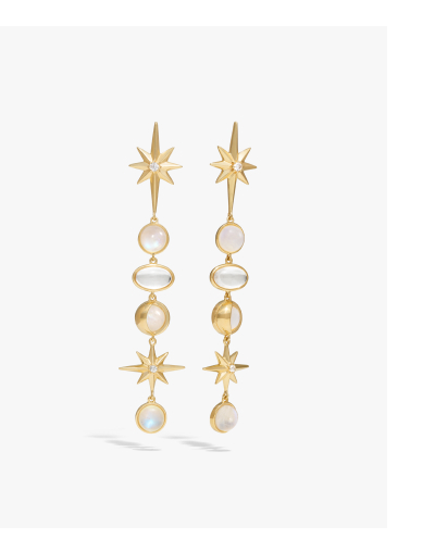 Midnight Drop Earrings