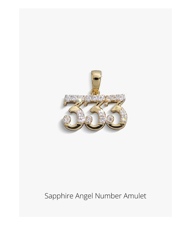 Sapphire Angel Number Amulet