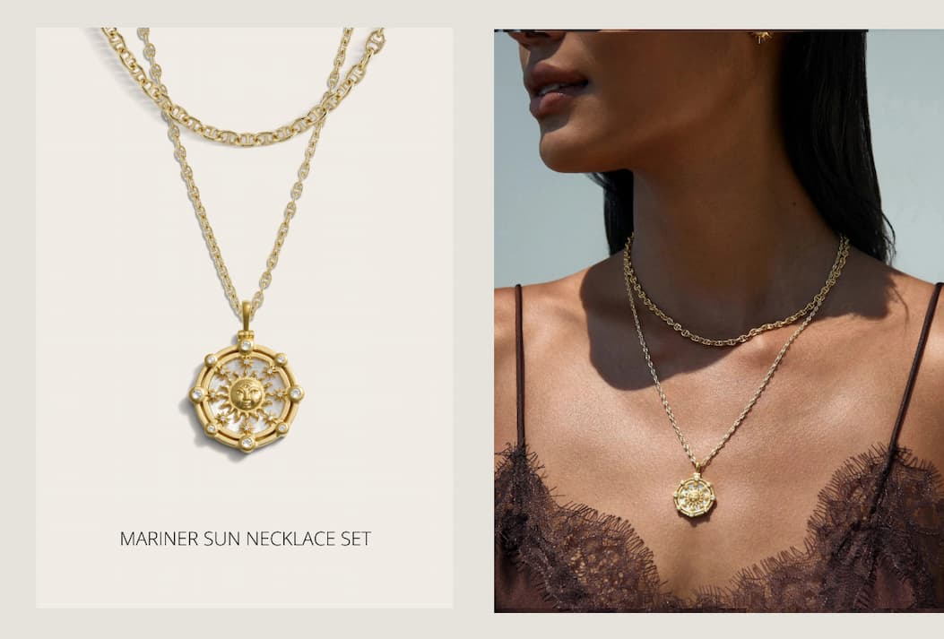 Mariner Sun Necklace Set