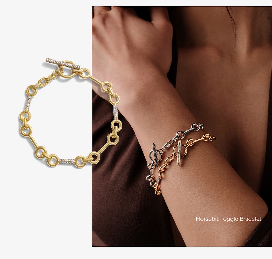 Horsebit Toggle Bracelet