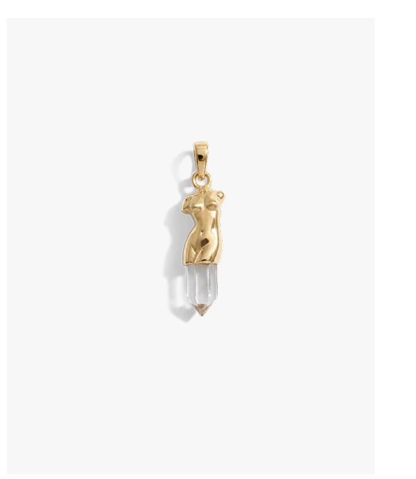 Crystal Classical Bust Pendant
