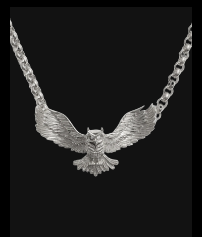 Great Horned Owl Necklace