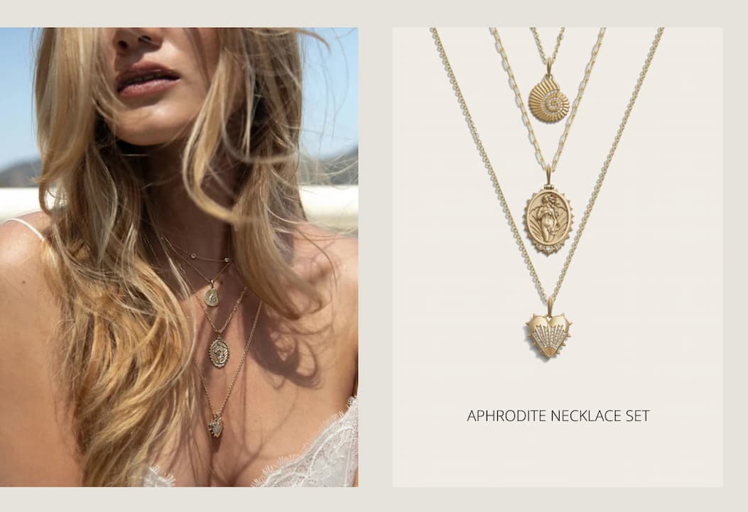 Aphrodite Necklace Set
