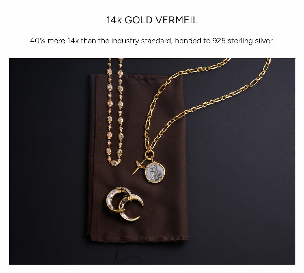 14k Gold Vermeil