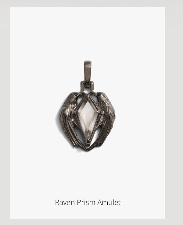 Raven Prism Amulet